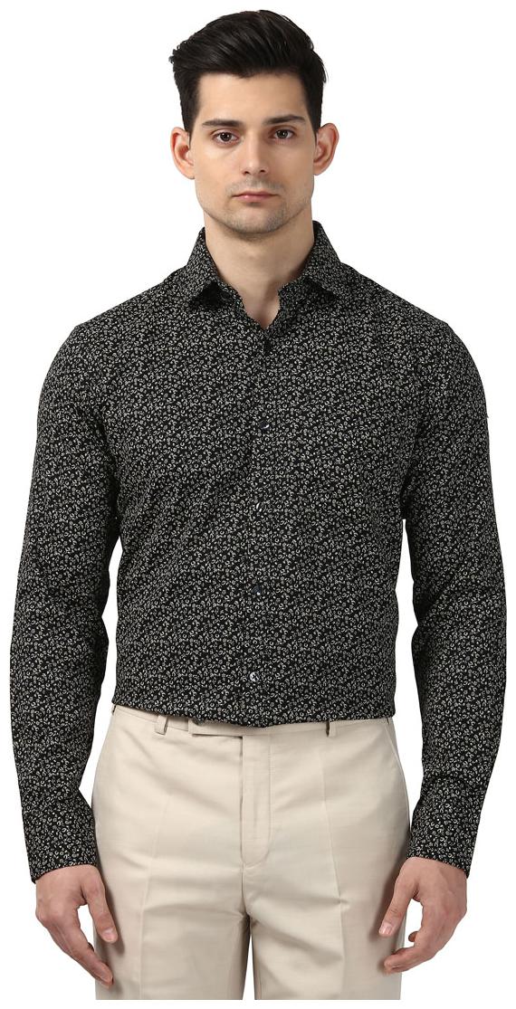 

Nextlook Men Slim fit Formal Shirt - Black