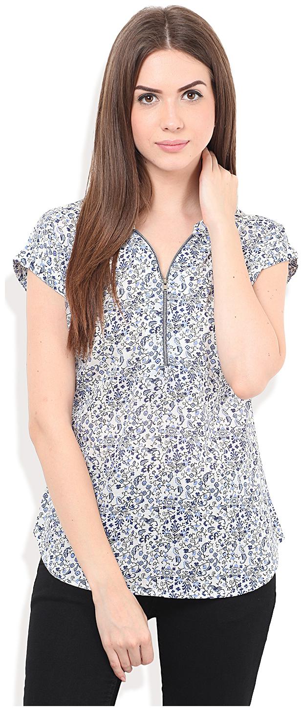 

Porsorte Women Printed Regular top - Multi