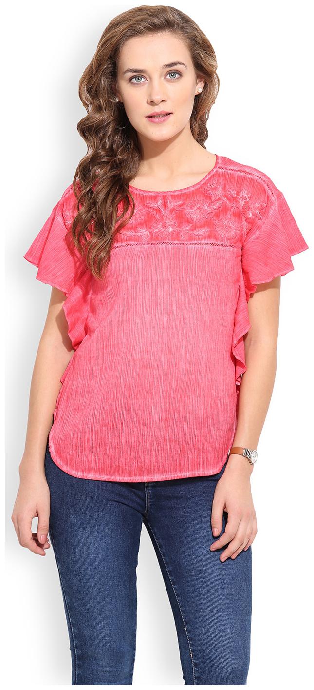 

Porsorte Women Solid Regular top - Red
