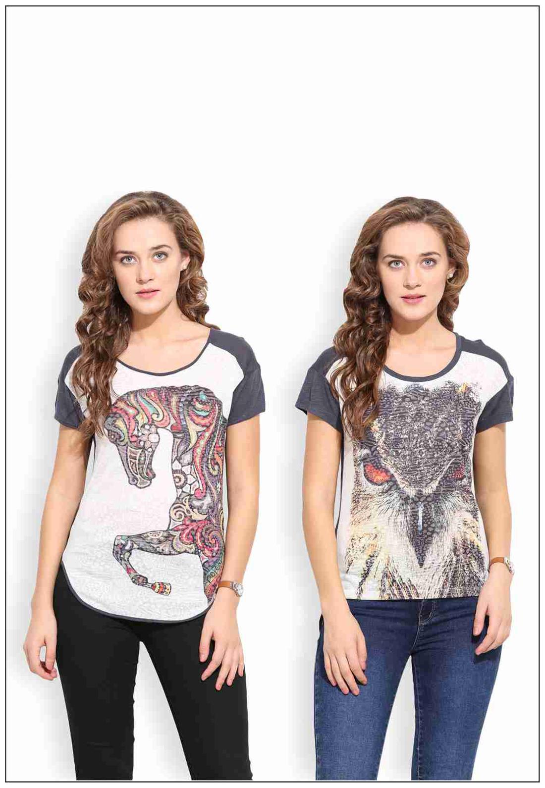 

Porsorte Women Solid A-line top - Multi