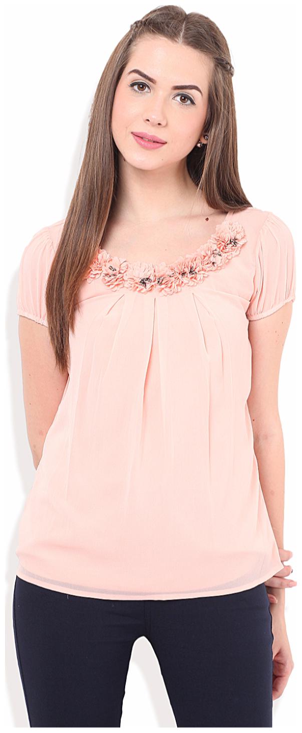 

Porsorte Women Solid Regular top - Pink
