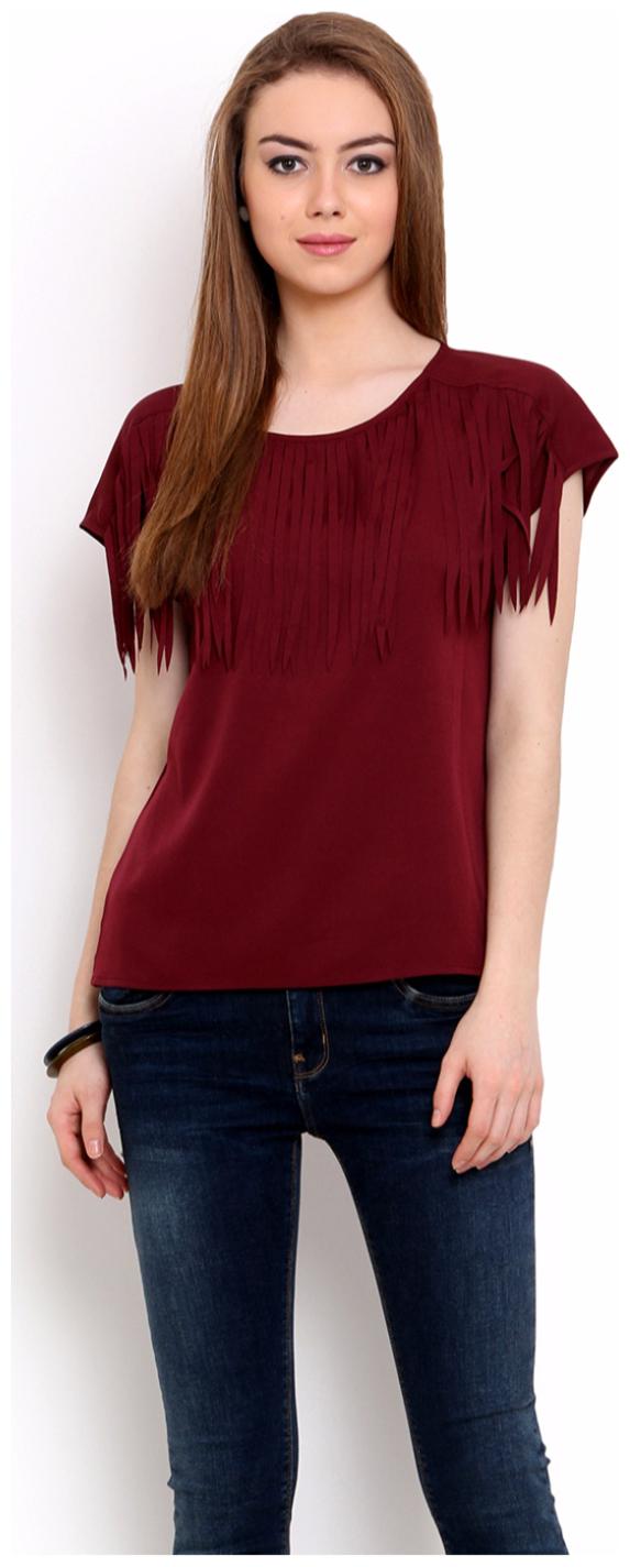 

Porsorte Women Solid Regular top - Red