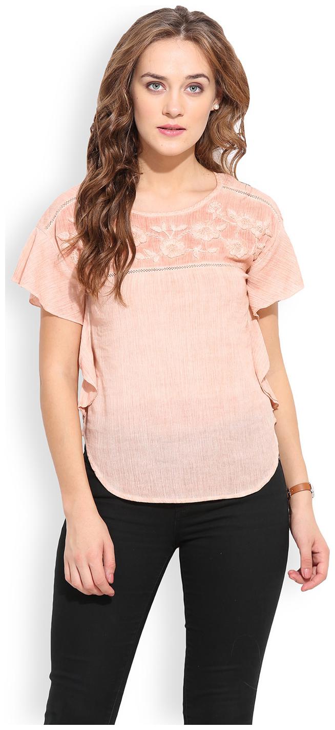 

Porsorte Women Solid Regular top - Beige