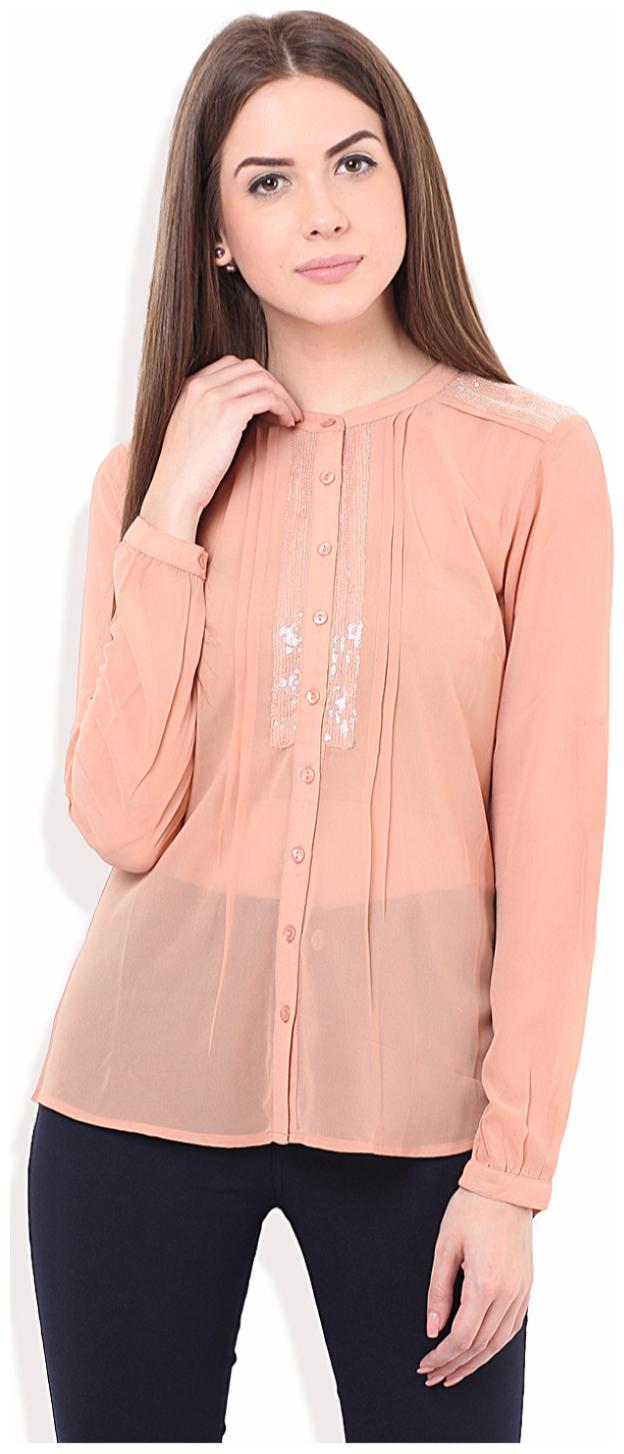 

Porsorte Women Solid Regular top - Orange