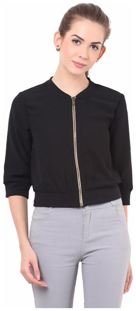 

Porsorte Women Floral Sweatshirt - Black