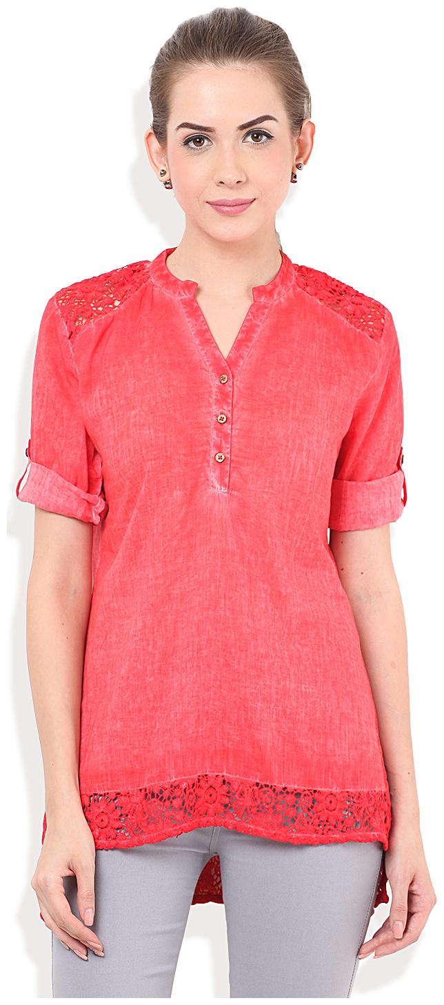 

Porsorte Women Solid Regular top - Red