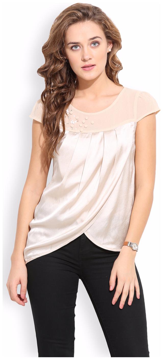 

Porsorte Women Solid Regular top - White