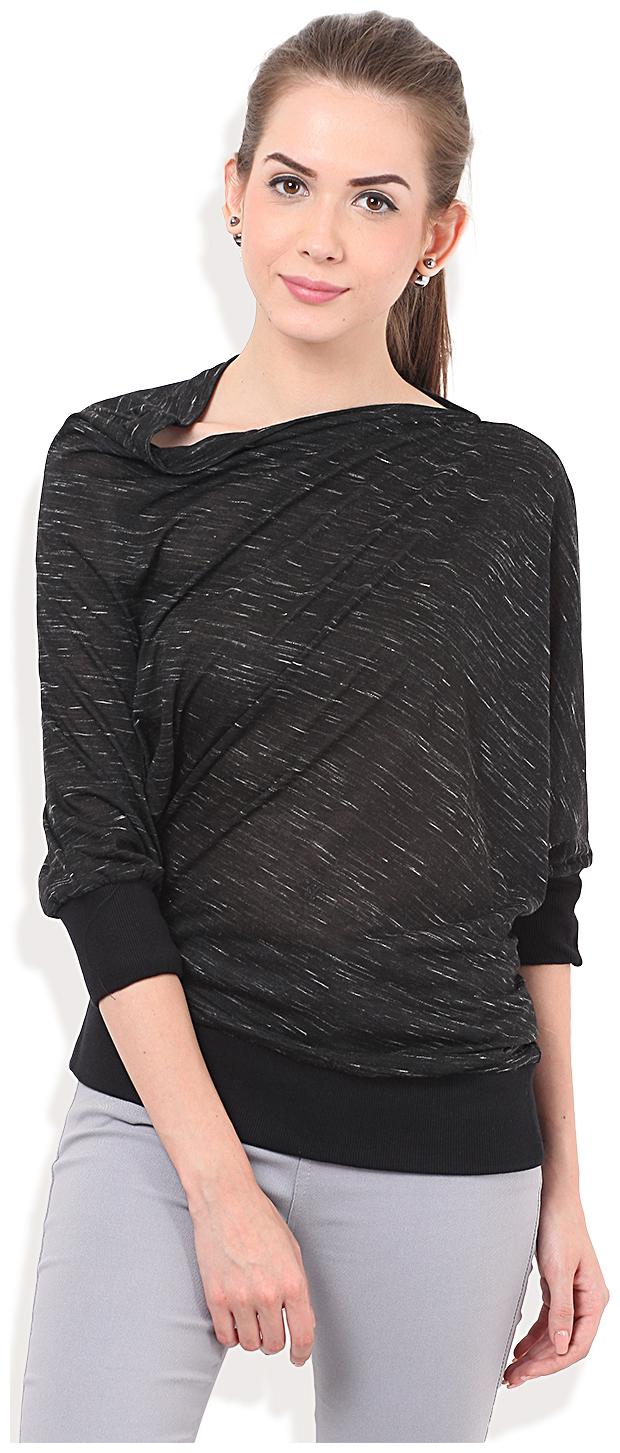 

Porsorte Women Solid Regular top - Black
