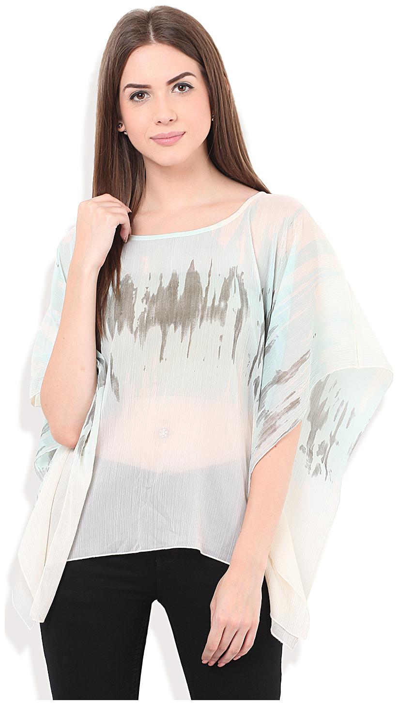 

Porsorte Women Printed Regular top - Multi