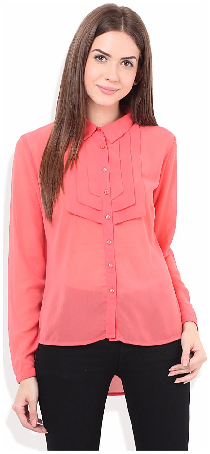 

Porsorte Women Solid Regular top - Pink