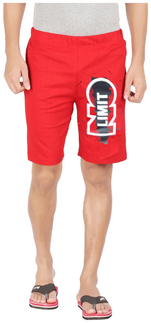 

Printed Men Red Basic Shorts