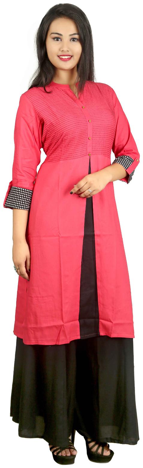 

Priya Collection Kurta And Plazoo Set