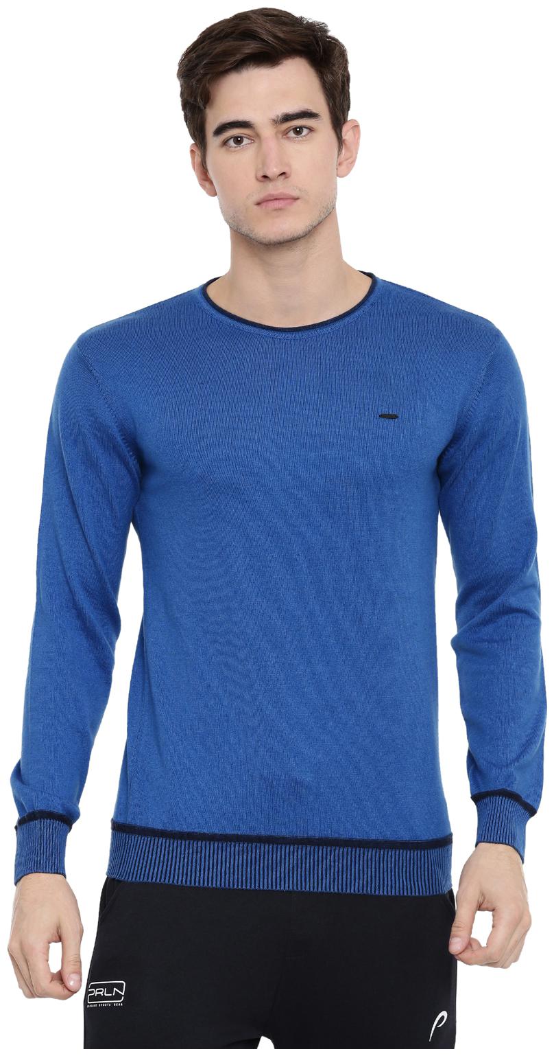 

Proline Cotton Men Blue Pullover