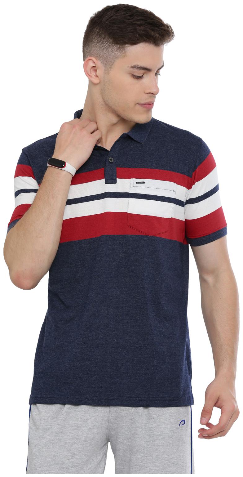 

Proline Men Blue Regular fit Cotton Polo collar T-Shirt - Pack Of 1