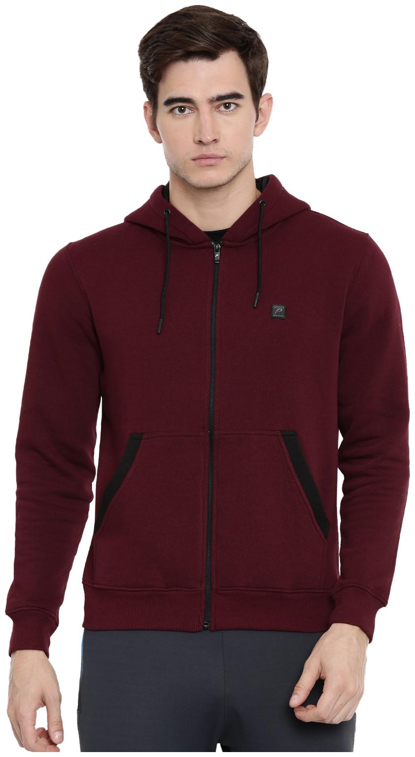 

Proline Cotton Men Maroon Sweatshirt