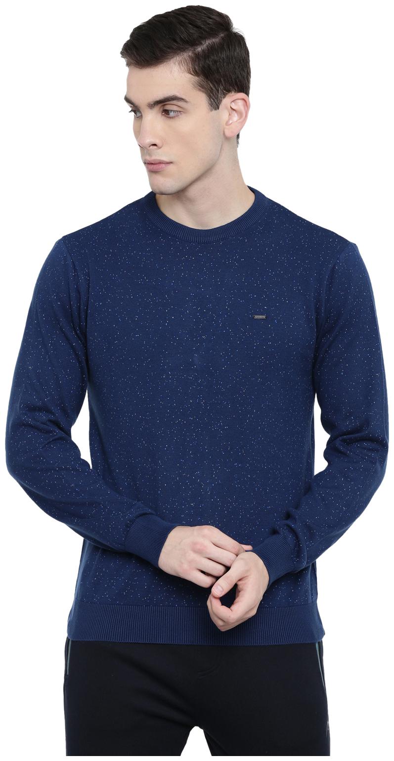 

Proline Cotton Printed Men Pullover - Blue