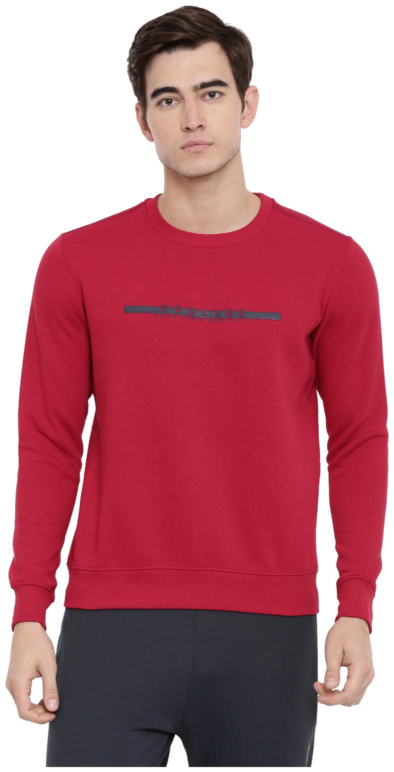 

Proline Cotton Men Red Sweatshirt