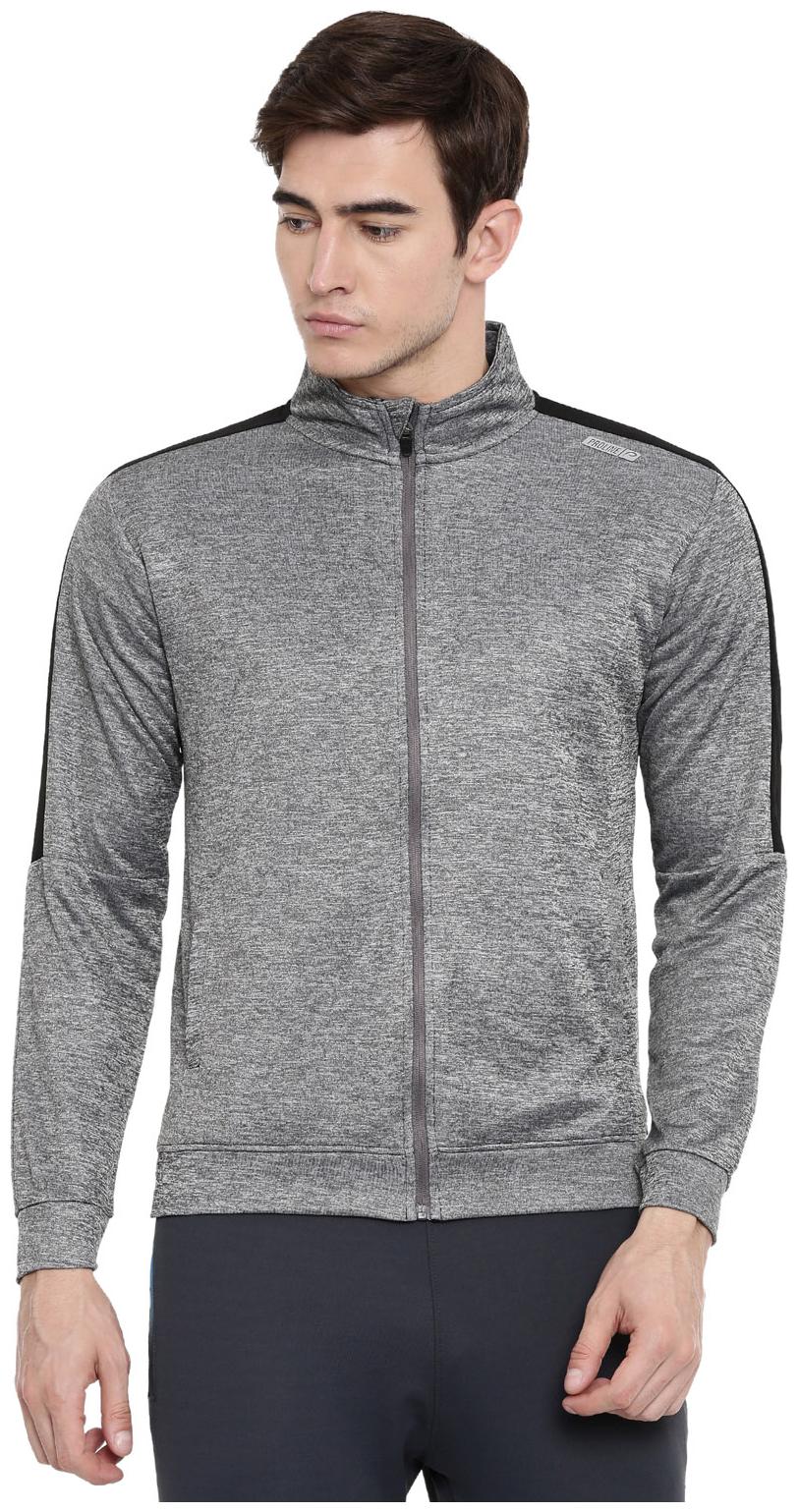 

Proline Cotton Men Grey Sweatshirt