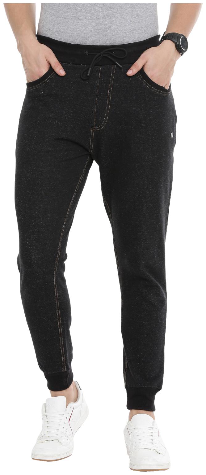 

Proline Men Black Textured Regular fit Joggers