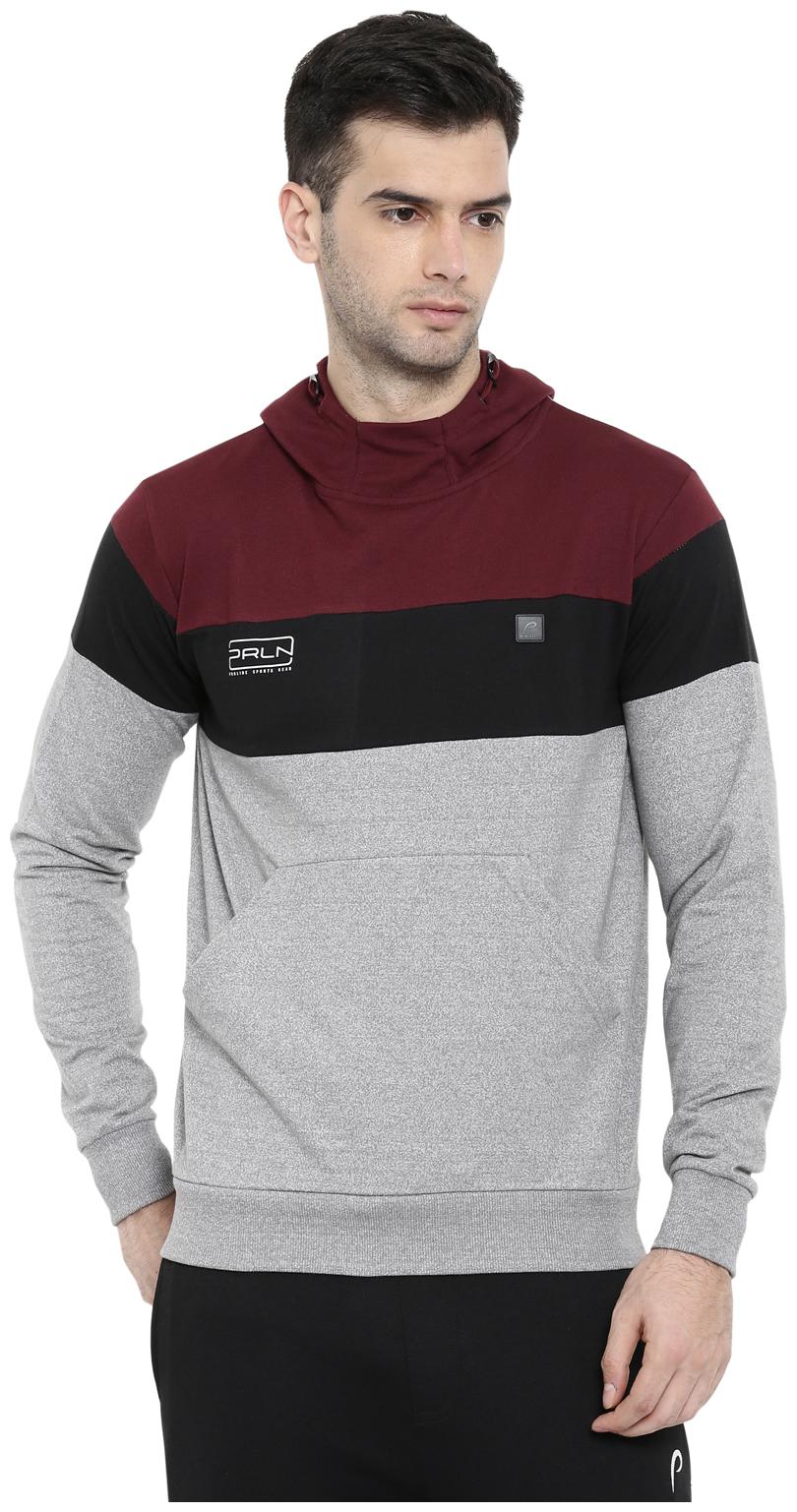 

Proline Cotton Colorblocked Men Sweatshirt - Multi