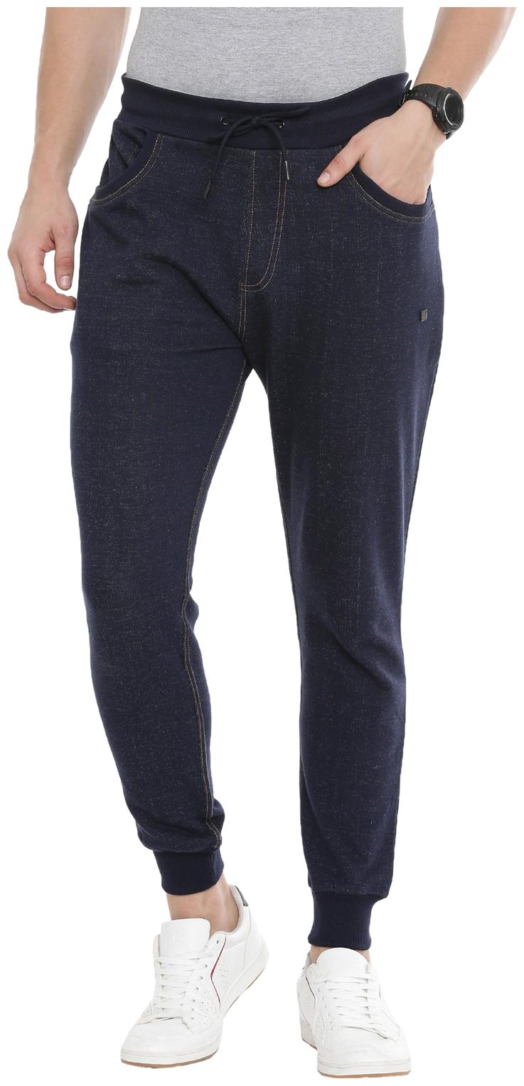 

Proline Men Blue Textured Regular fit Joggers