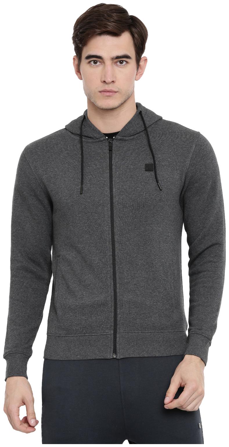 

Proline Cotton Men Grey Sweatshirt