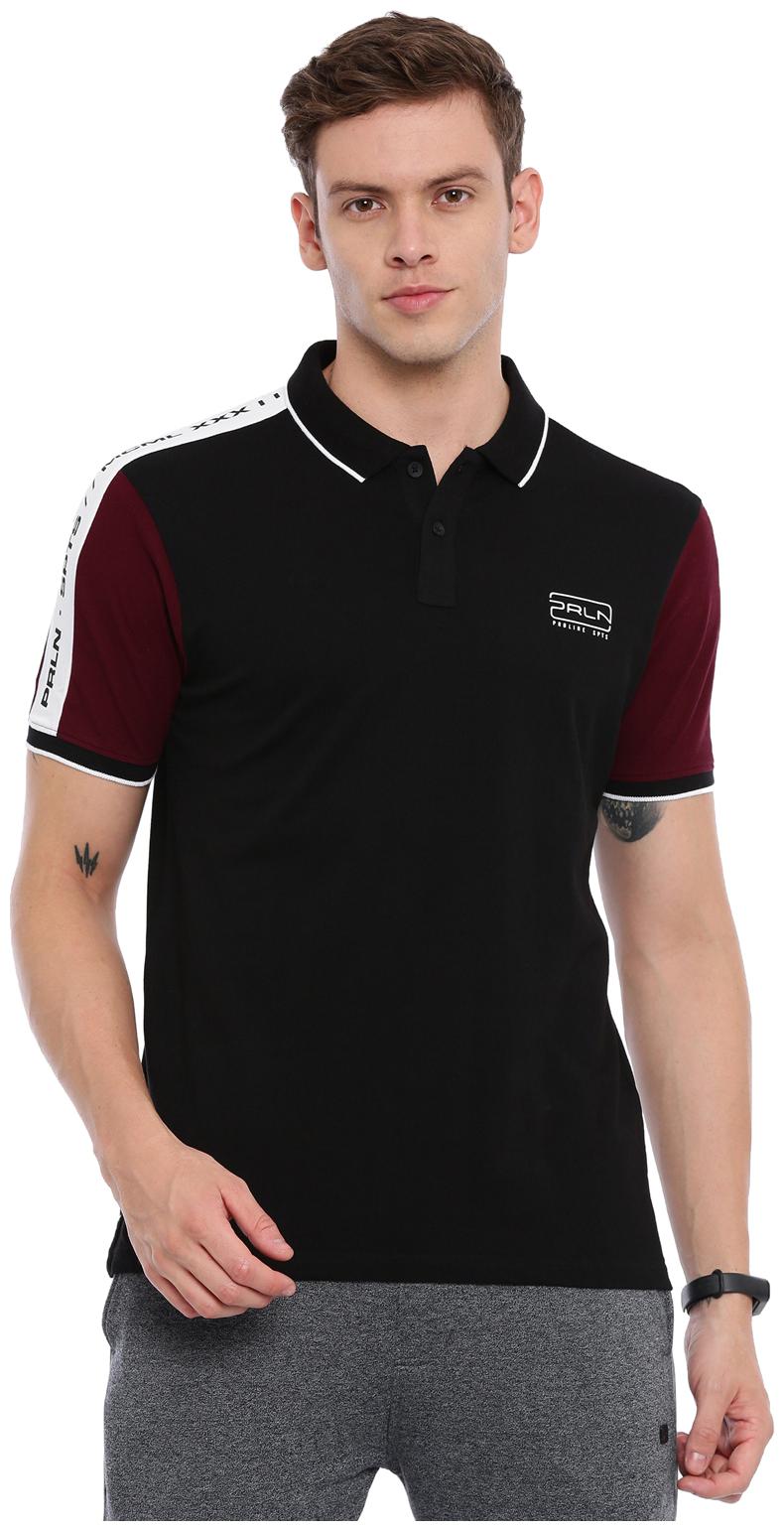 

Proline Men Black Regular fit Cotton Polo collar T-Shirt - Pack Of 1