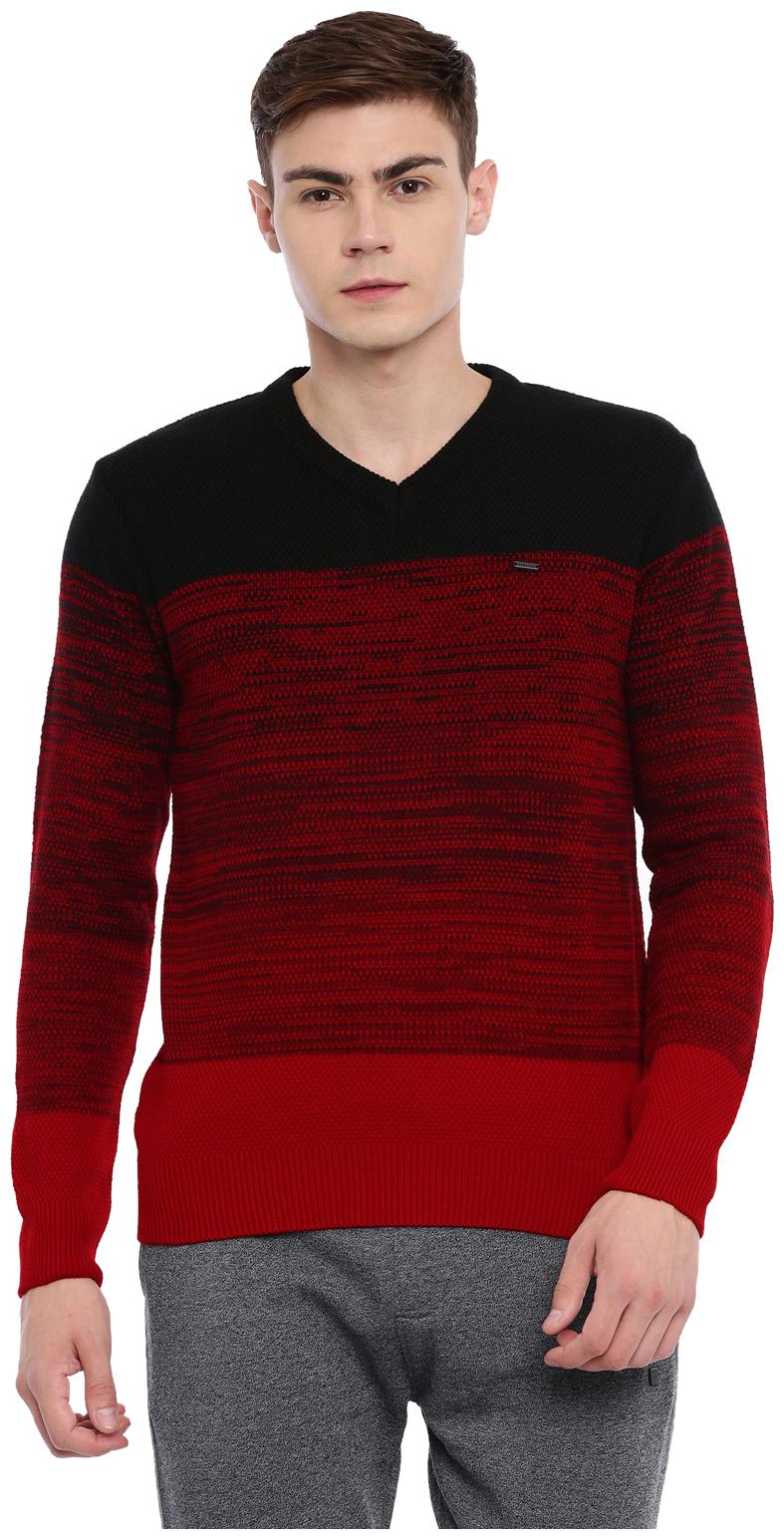 

Proline Men Red V neck Pullover