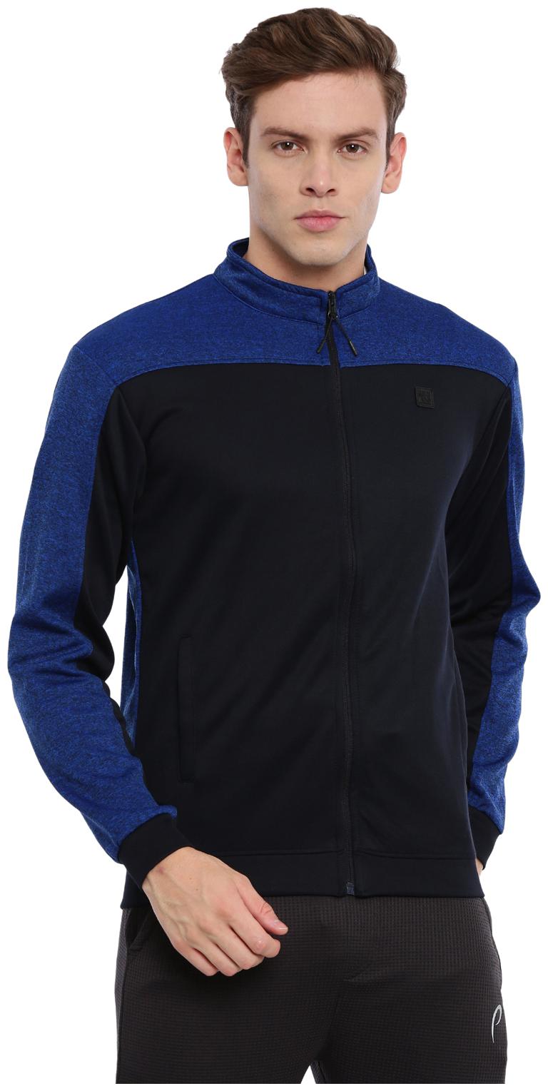 

Proline Men Blue High neck Hoodie