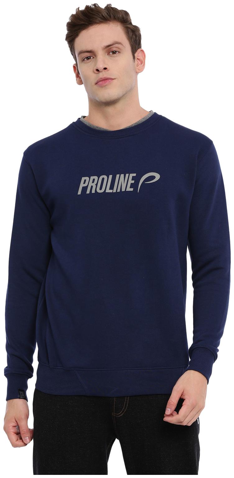 

Proline Men Blue Round neck Sweatshirt