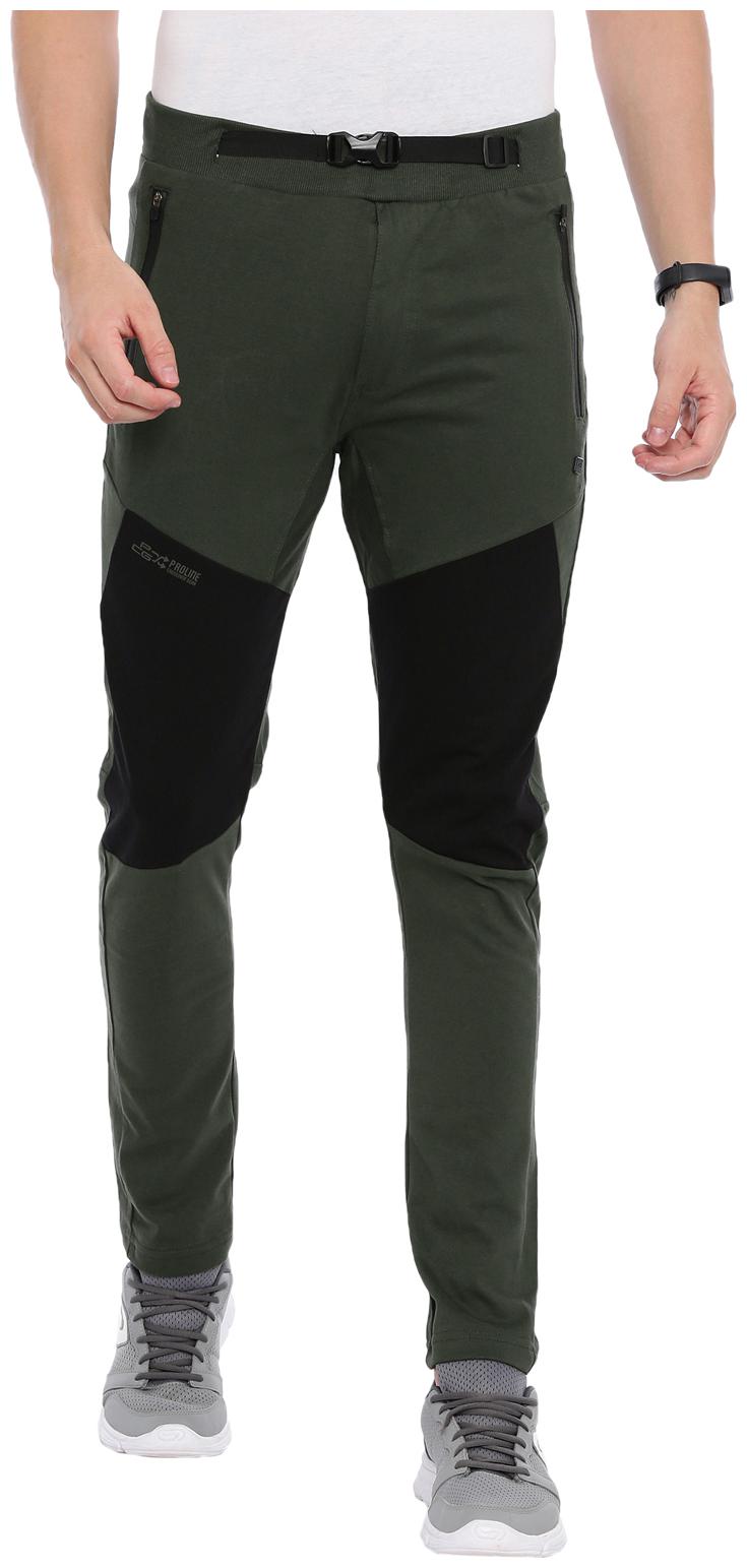 

Proline Men Green Solid Regular fit Track pants