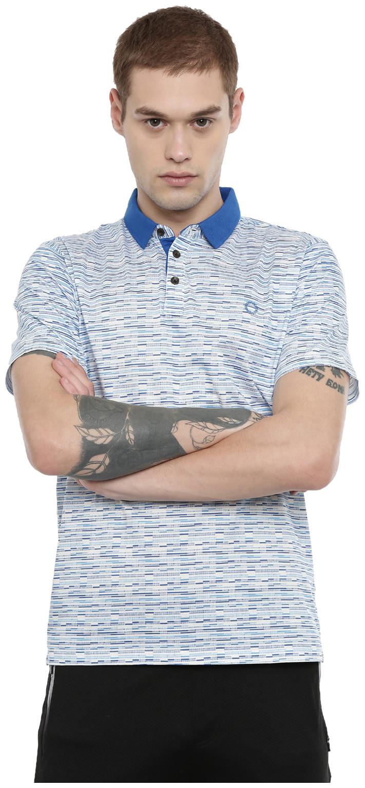

Proline Men Blue Regular fit Cotton Polo collar T-Shirt - Pack Of 1