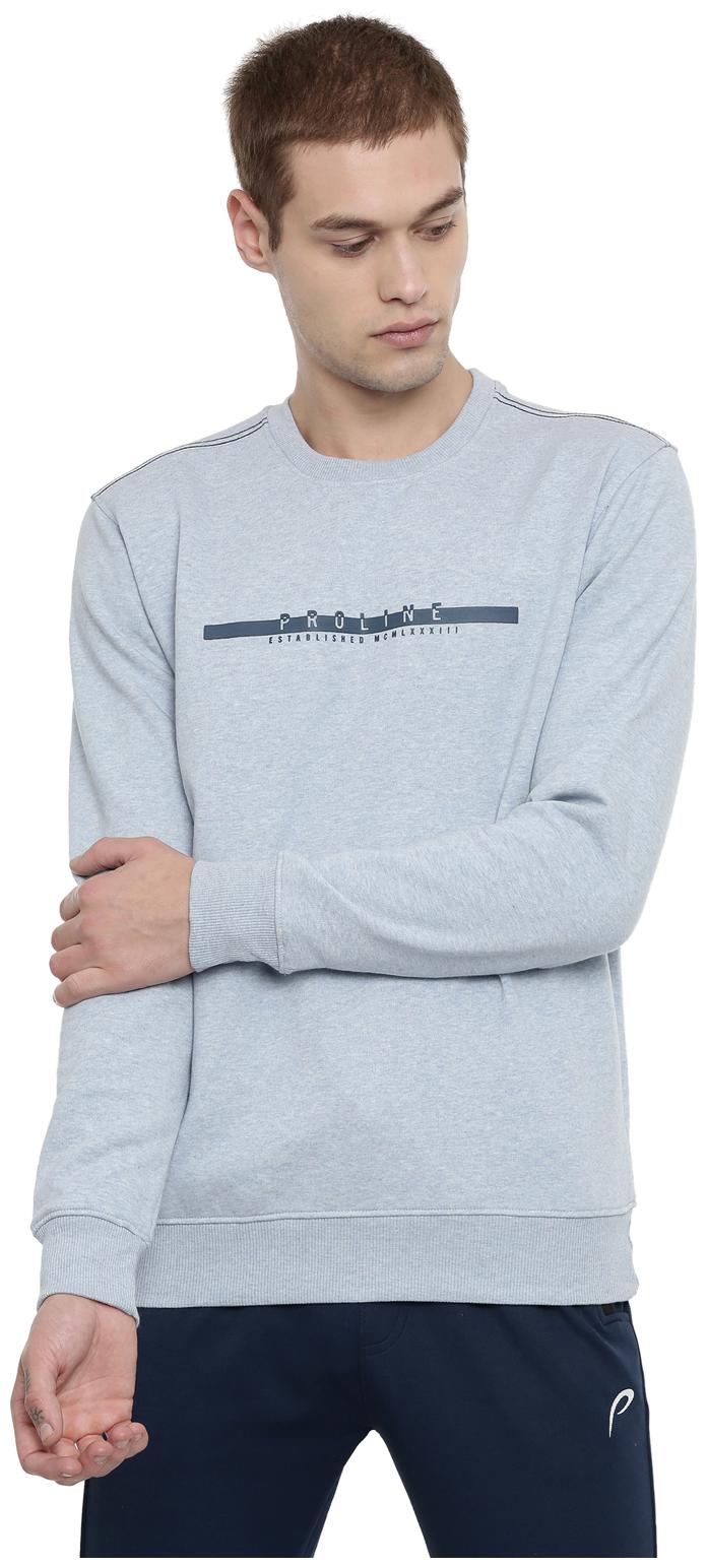 

Proline Men Blue Round neck Sweatshirt