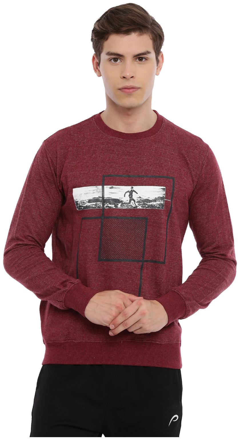 

Proline Men Maroon Round neck Sweatshirt