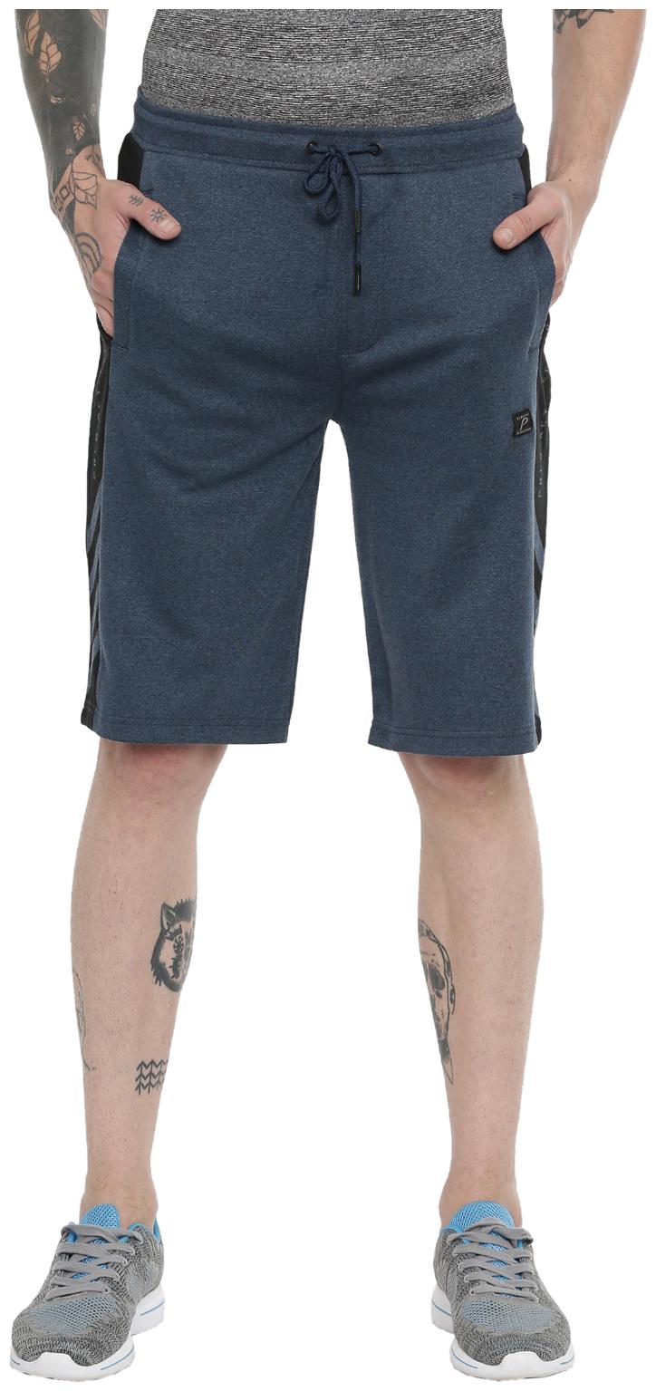 

Proline Men s Blue Solid Cotton Shorts