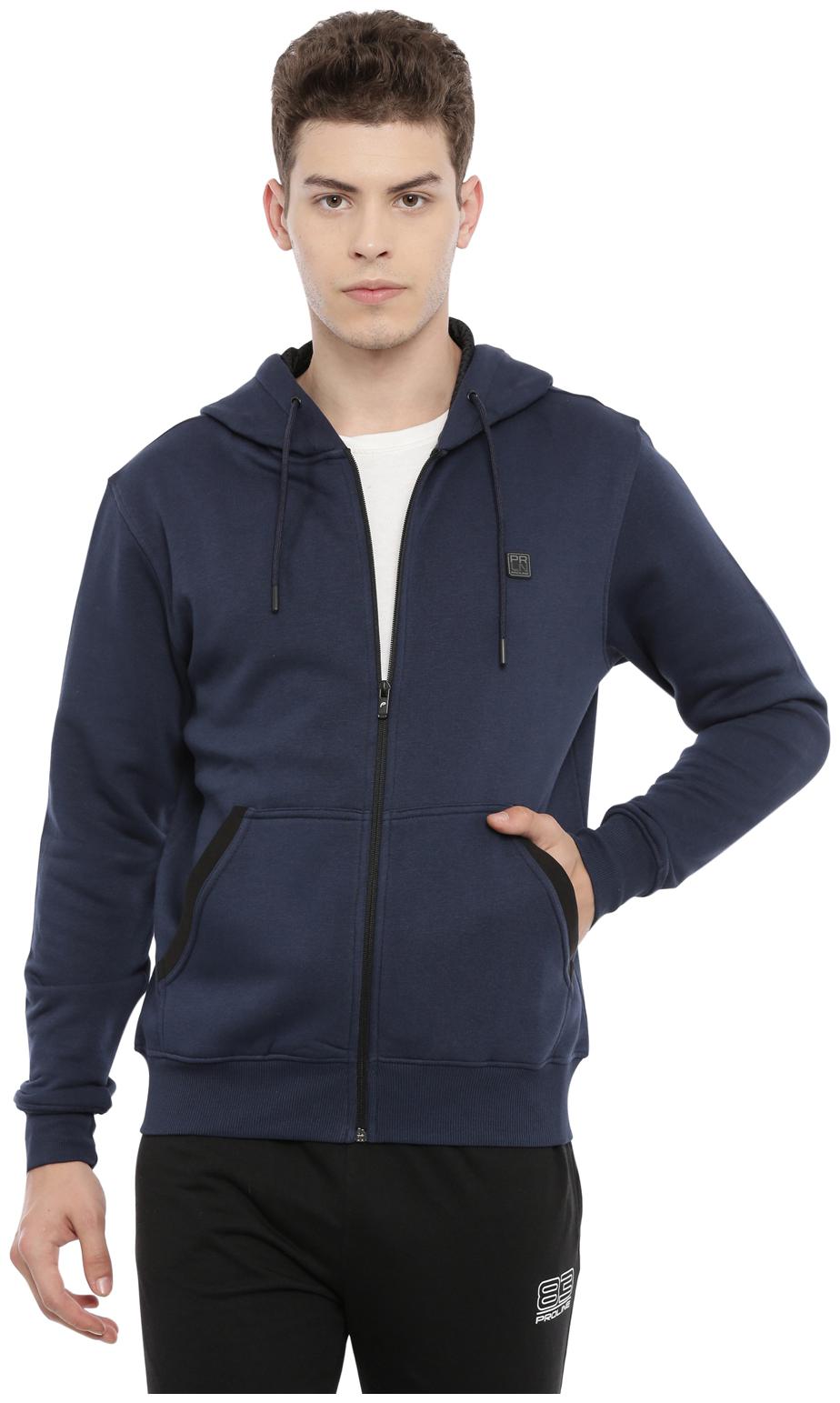 

Proline Men Blue Hooded Sweatshirt
