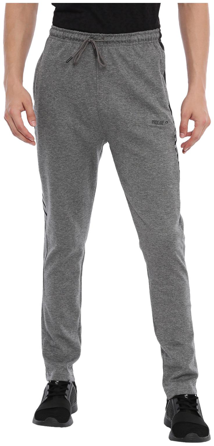 

Proline Men Grey Solid Regular fit Track pants