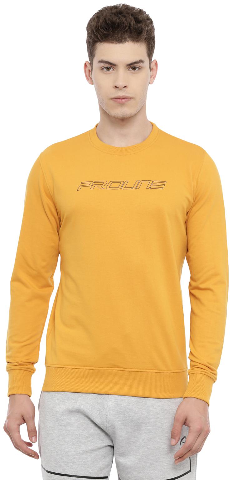 

Proline Men Yellow Round neck Sweatshirt