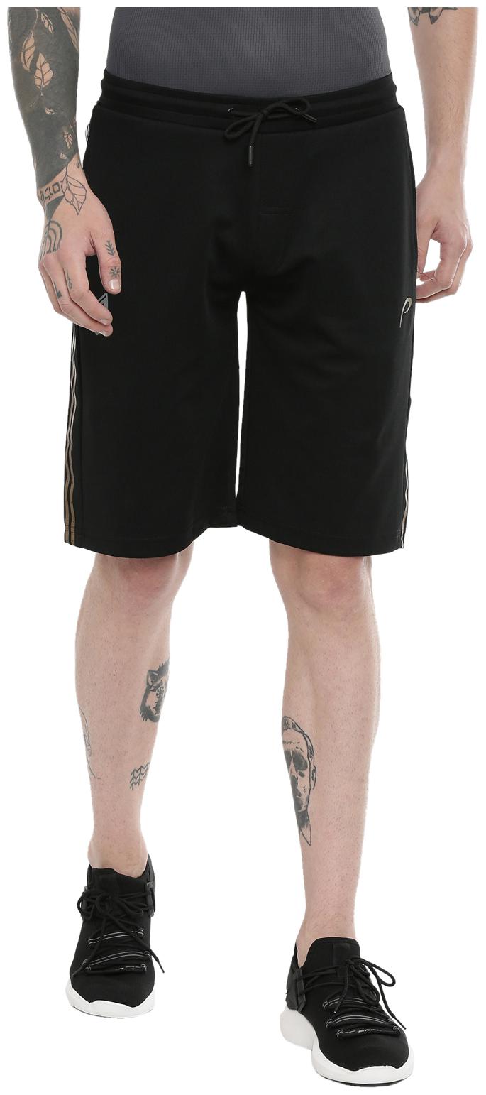 

Proline Men Cotton Black Shorts