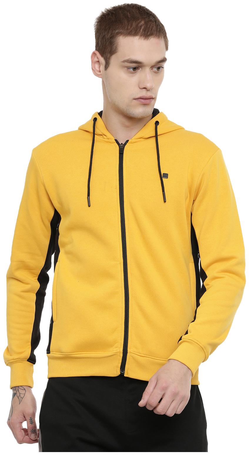 

Proline Men Yellow Hooded Hoodie