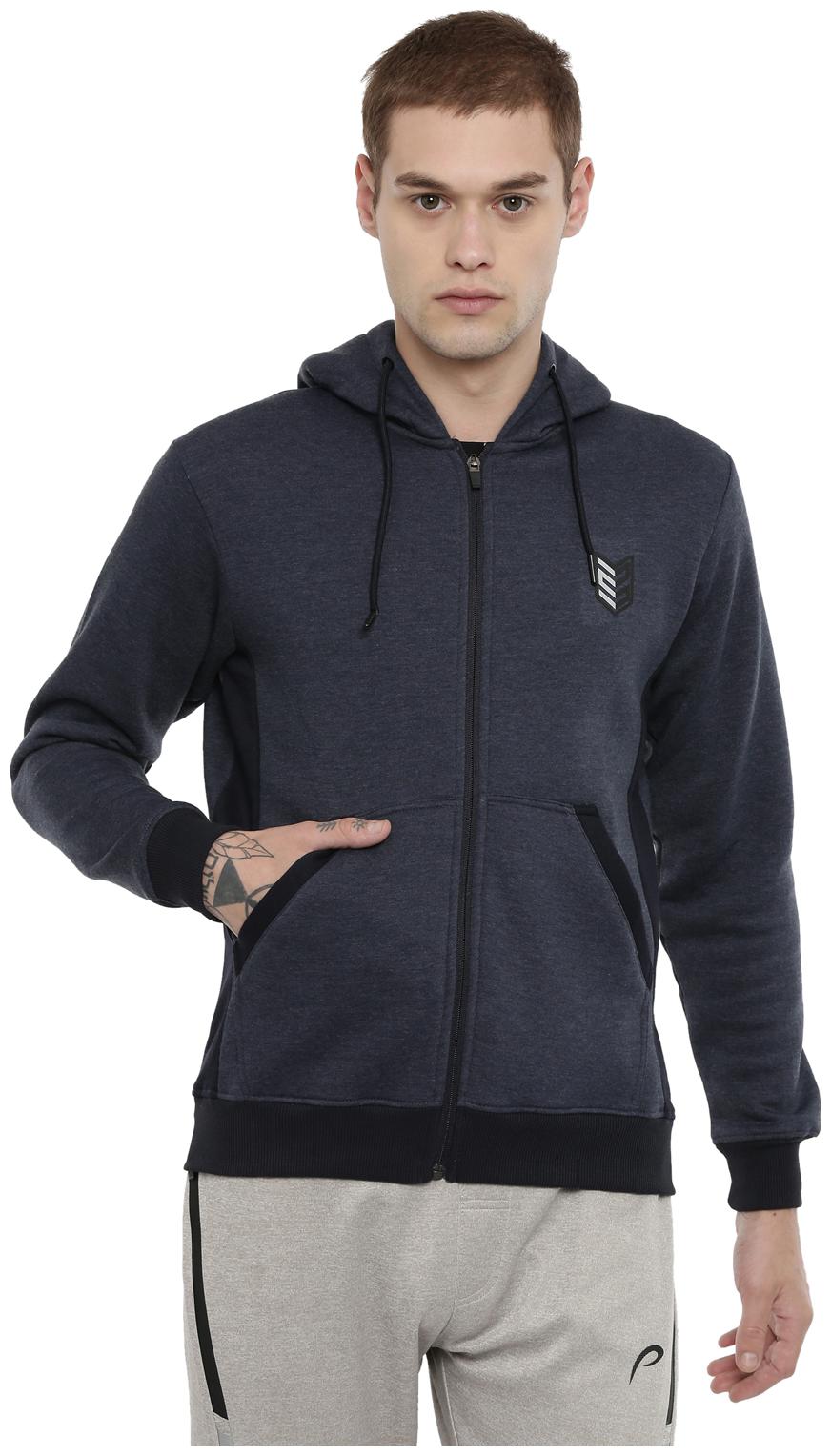 

Proline Men Blue Hooded Hoodie