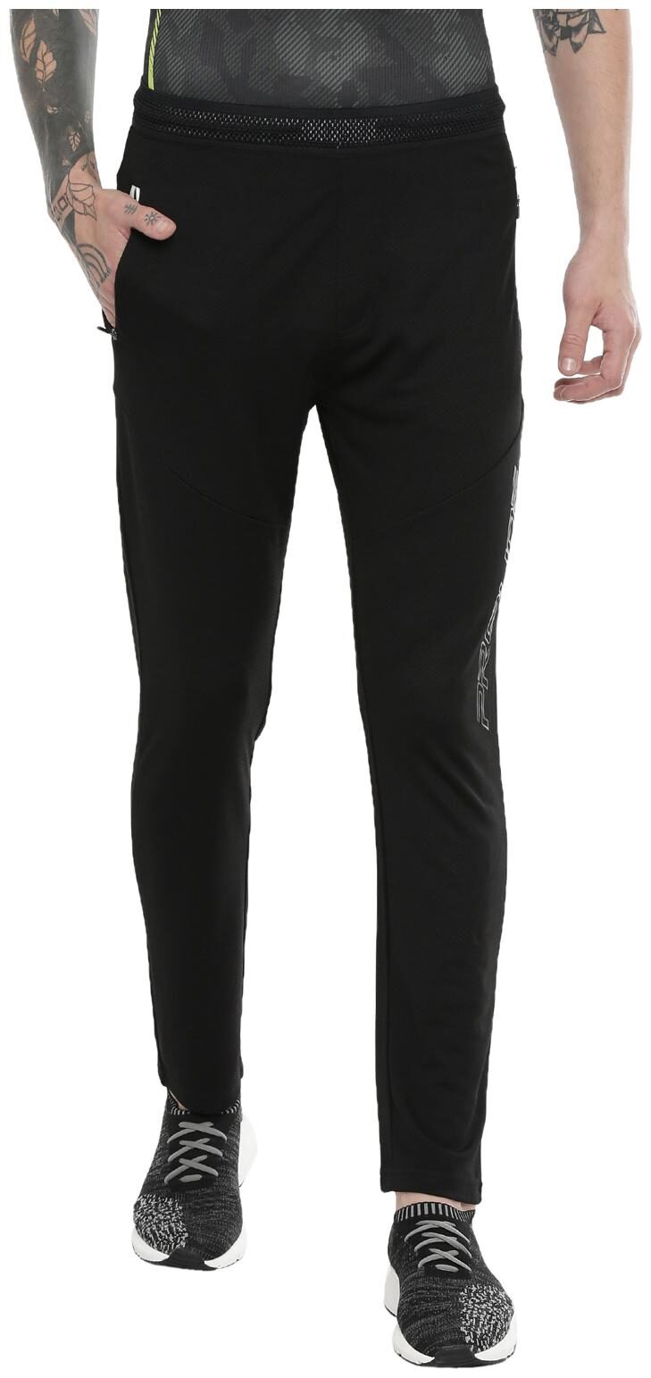 

Proline Men Black Solid Regular fit Track pants