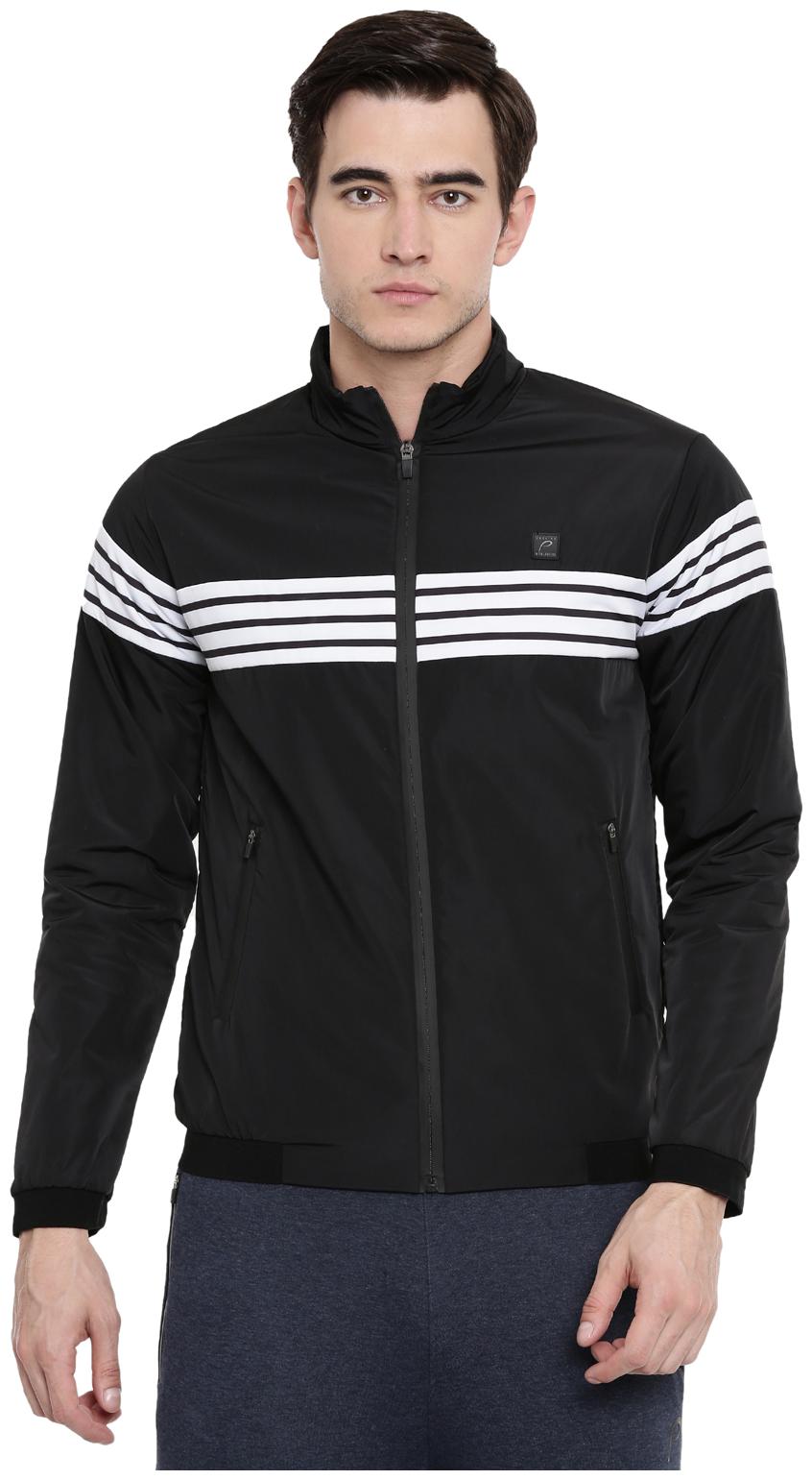 

Proline Men Polyester Bomber Jacket Black