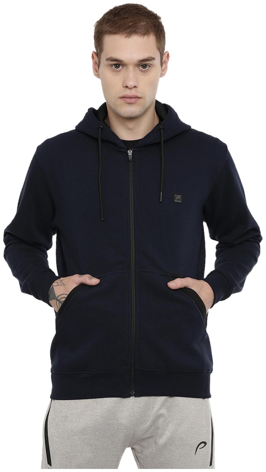 

Proline Men Blue Hooded Hoodie