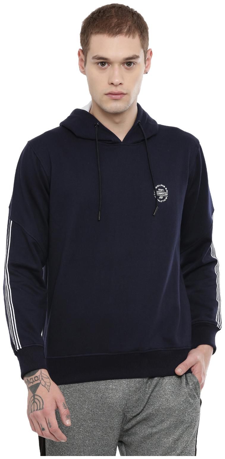 

Proline Men Blue Hooded Sweatshirt