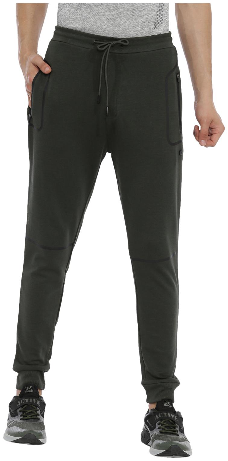 

Proline Men Green Solid Regular fit Joggers