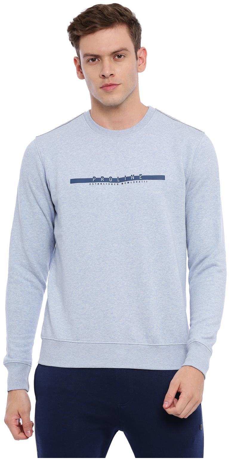 

Proline Men Blue Round neck Sweatshirt