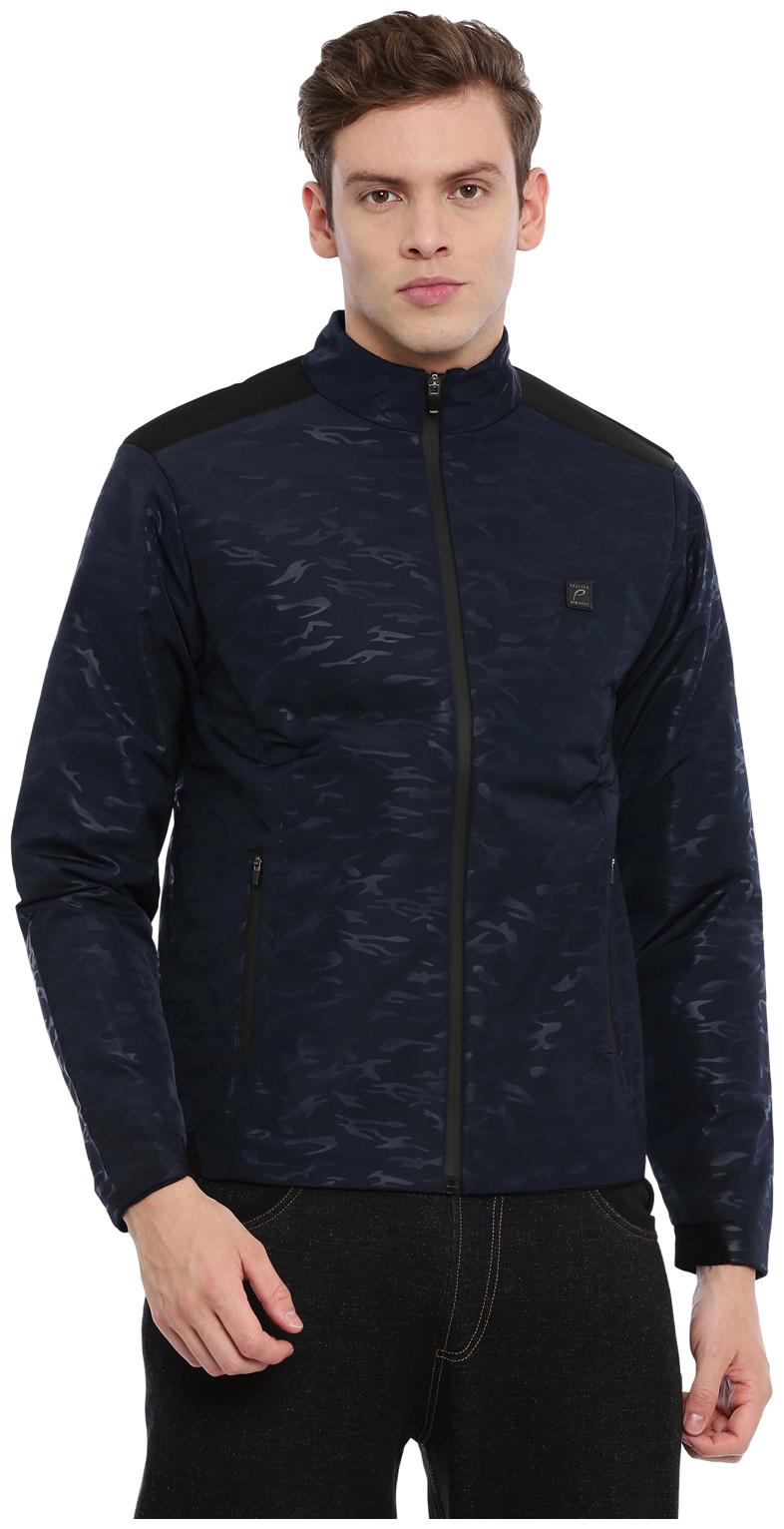 

Proline Men Blue Camouflage Bomber jacket