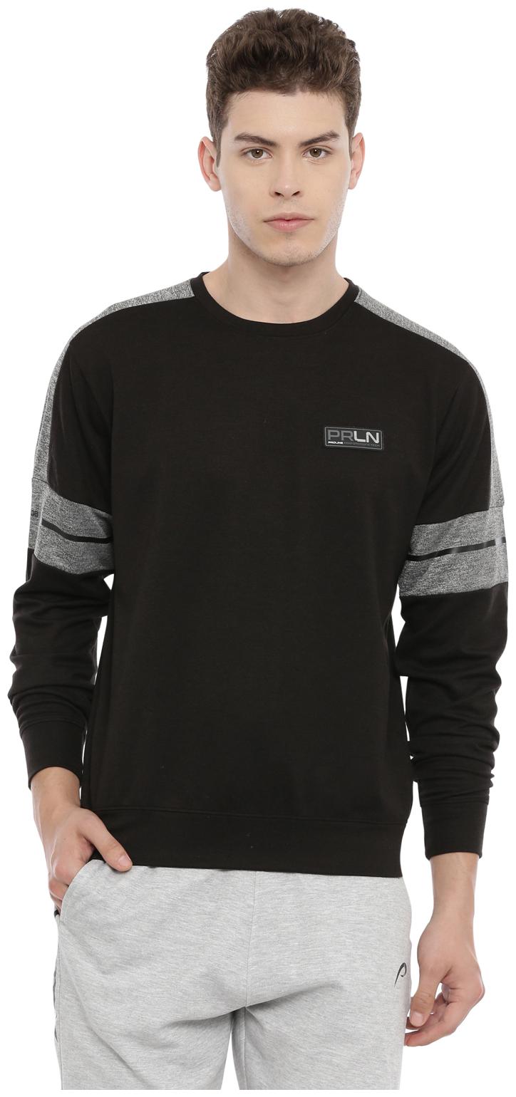 

Proline Men Black Round neck Sweatshirt