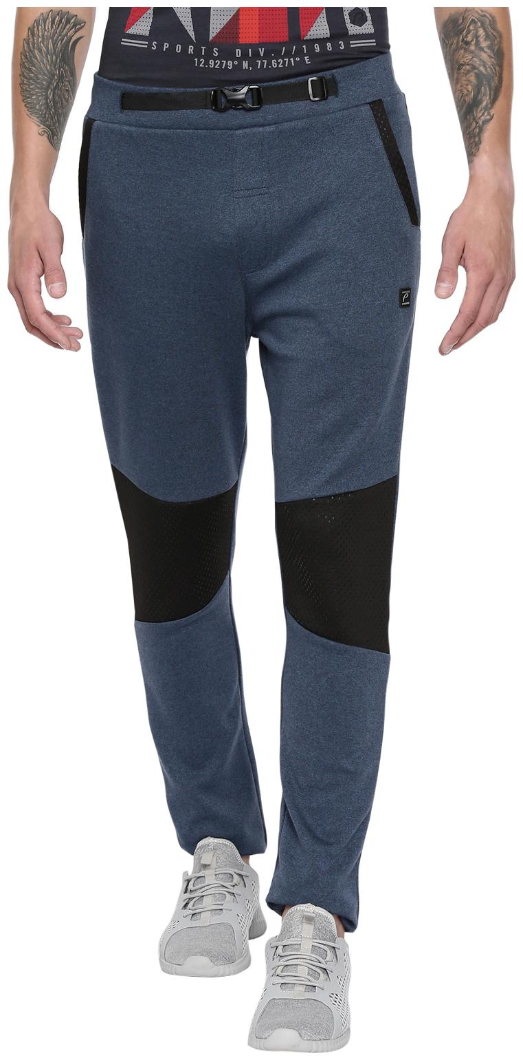 

Proline Mens Color Block Cotton Tracks - Blue Black